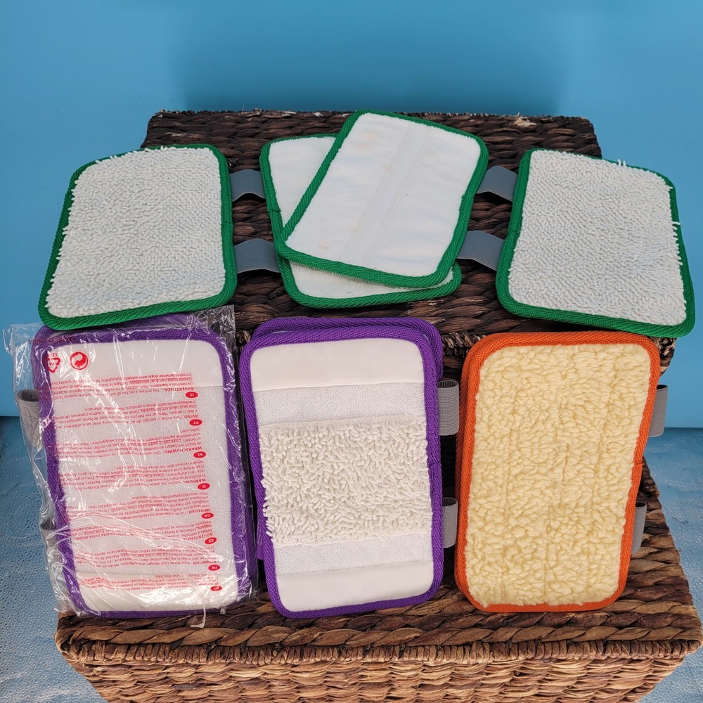 New Shark Replacement Mop Pads Household OS Washable Microfiber Multi Set 6